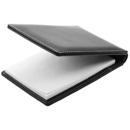 Desk Memo Pad Holder Black Display
